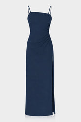 Blue Long Western Dresses