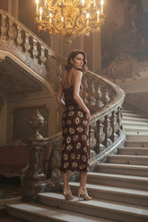 Brown Printed Co-Ord Set for Women