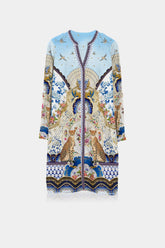 Blue Modest Midi Dresses