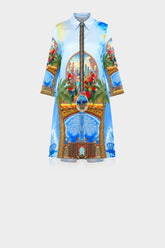 Blue Midi Dress for Women