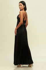 Designer Black Satin Cocktail Dresses