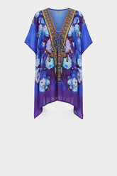 Blue Luxury Kaftan Dress