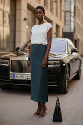 Designer Casual Maxi Skirt