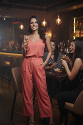 Designer High Rise Straight Pants