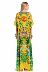 Caftan Dress in Yellow