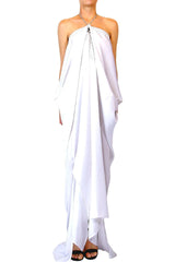 Convertible White Hand-Beaded Bridal Gown – 4 Ways to Wear Luxury Resort Wedding Dress
