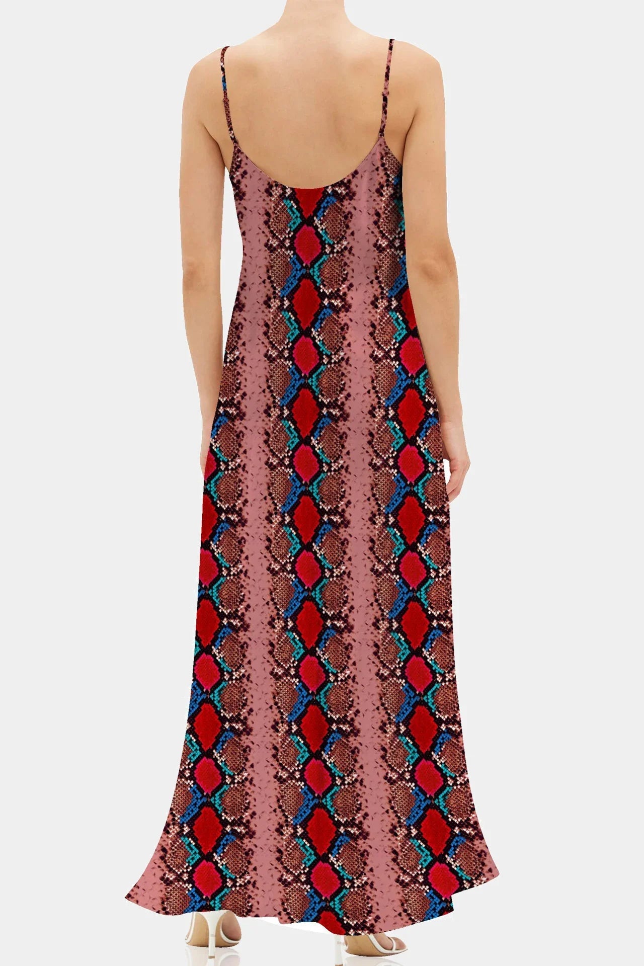 Cupro Vegan Silk  Cami Dress Slip In Blood Stone