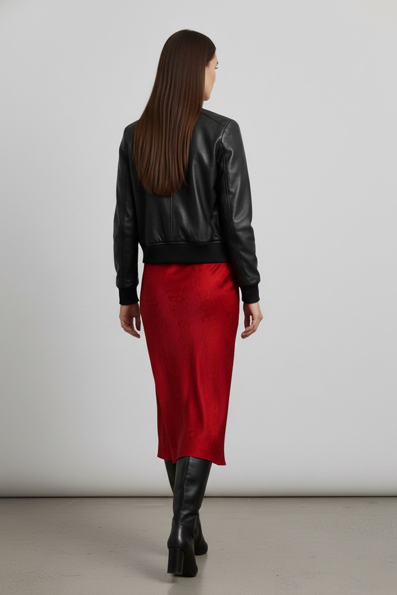 Blood Stone  Camisole Midi Slip Dress Made In  Vegan Silk