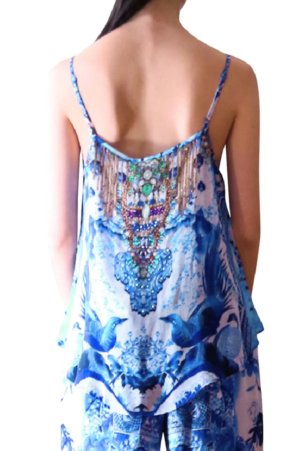 China Azure Cami pajama Top