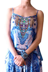 China Azure Cami pajama Top