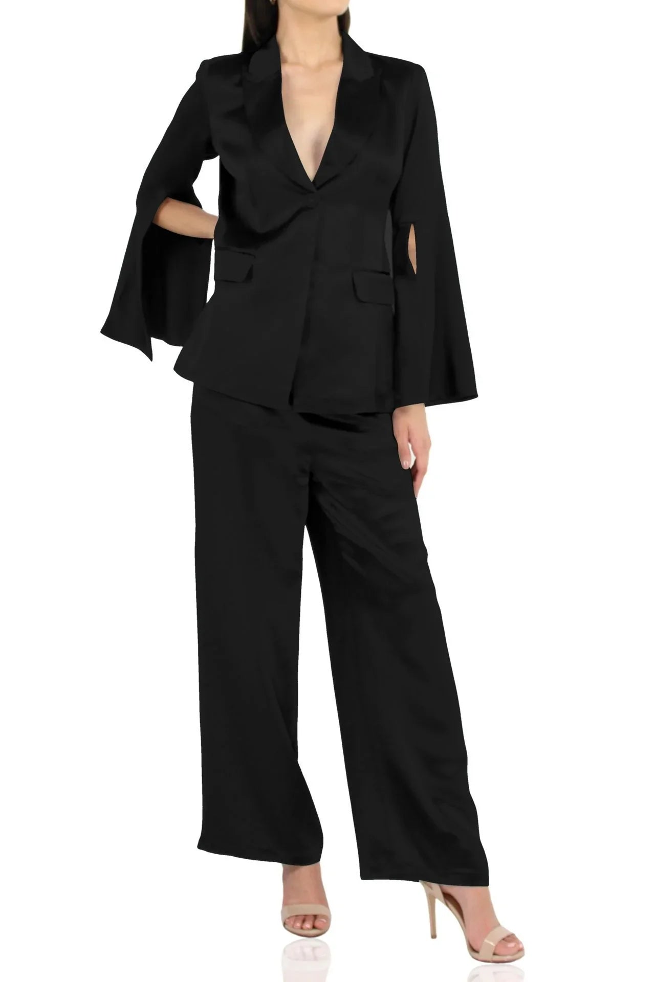 Black Matching Suit Set
