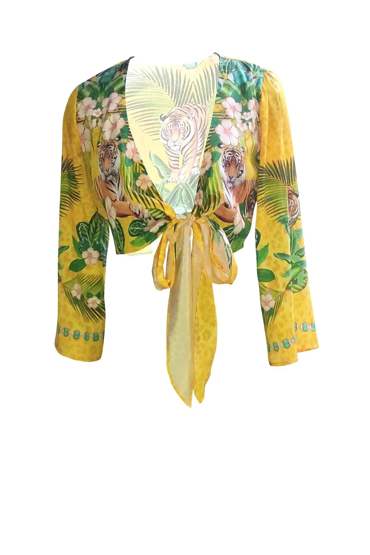 Designer Full Sleeve Wrap Top