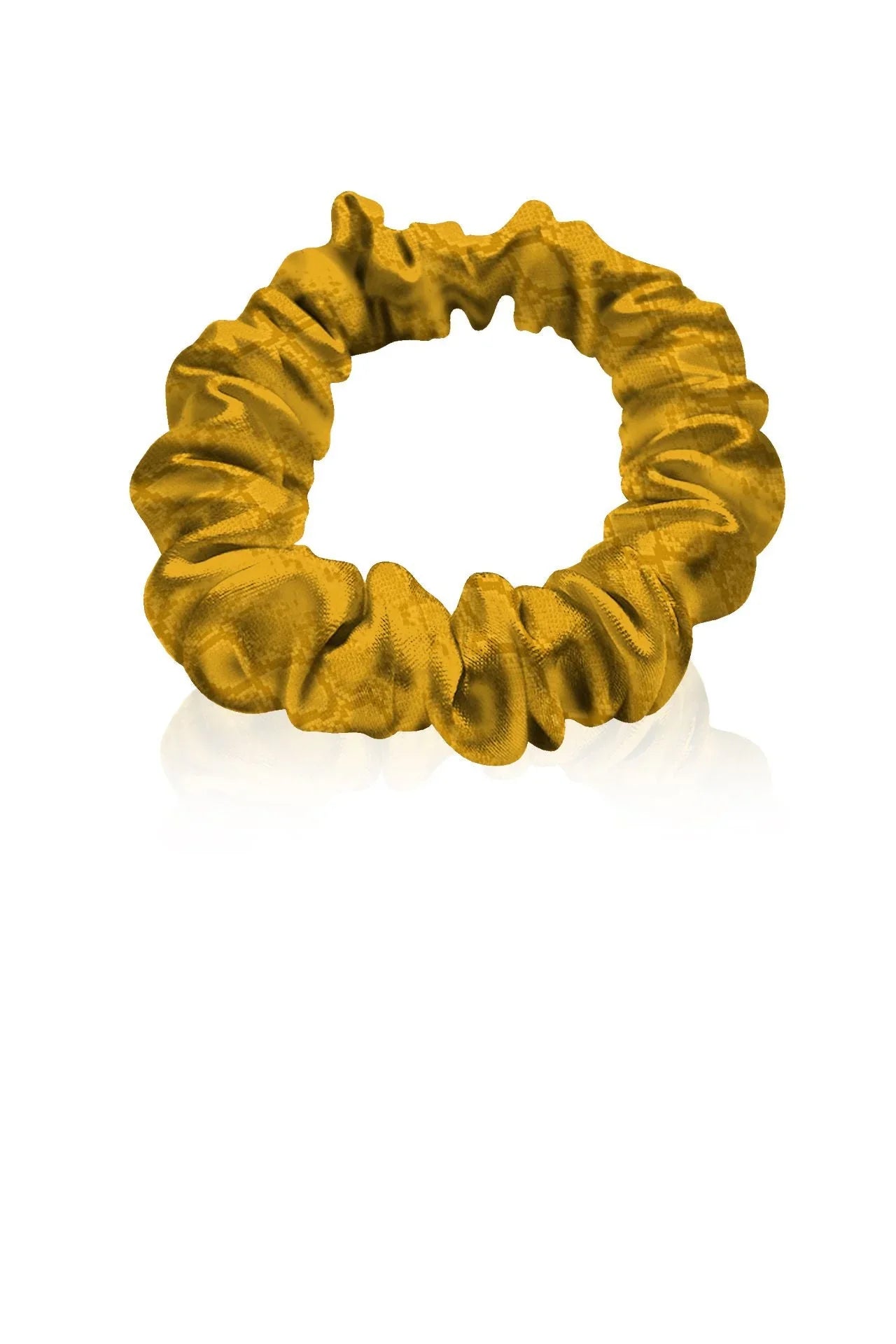 Designer  Scrunchie Made With Cupro Vegan Silk