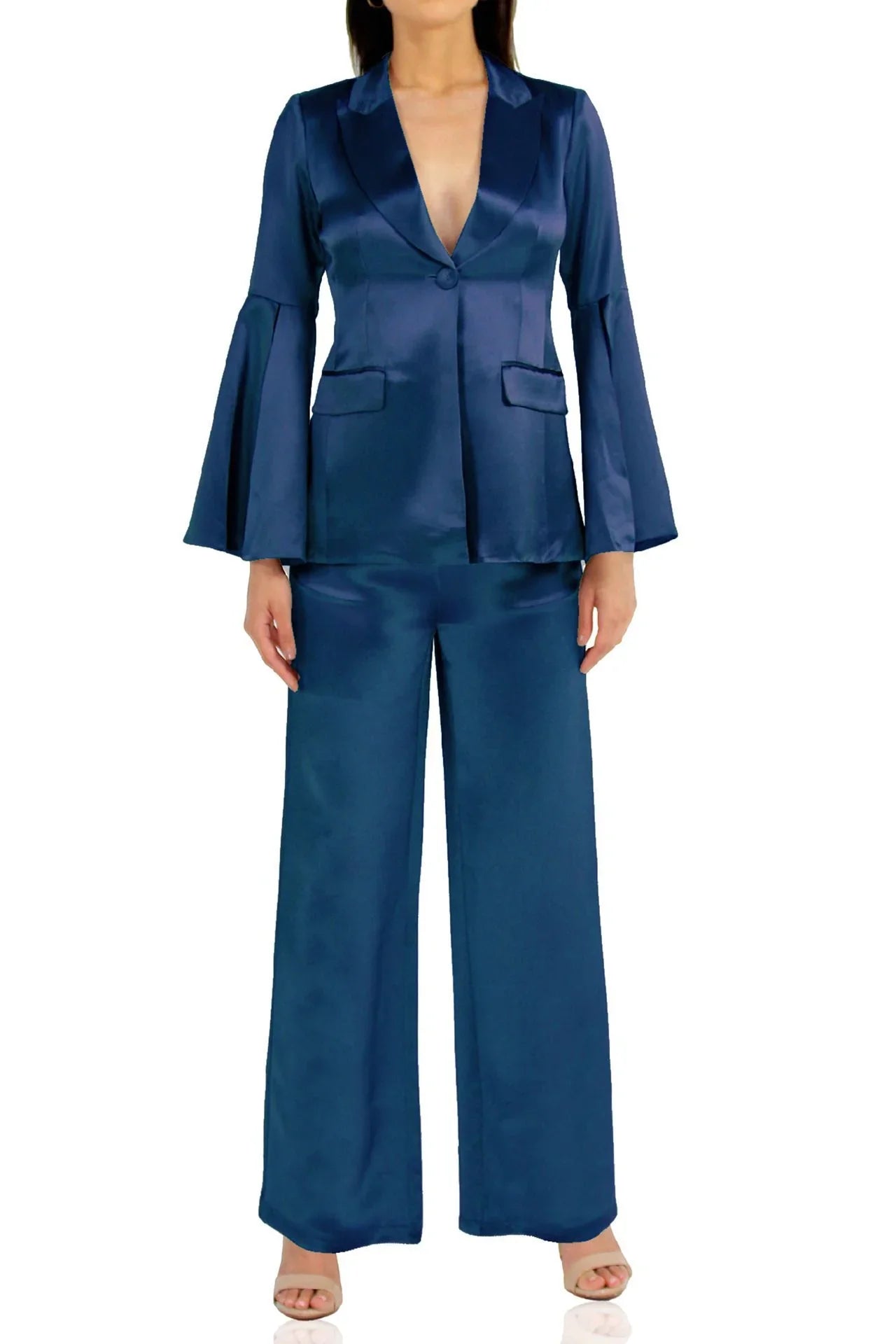 Designer Blazer In Blue