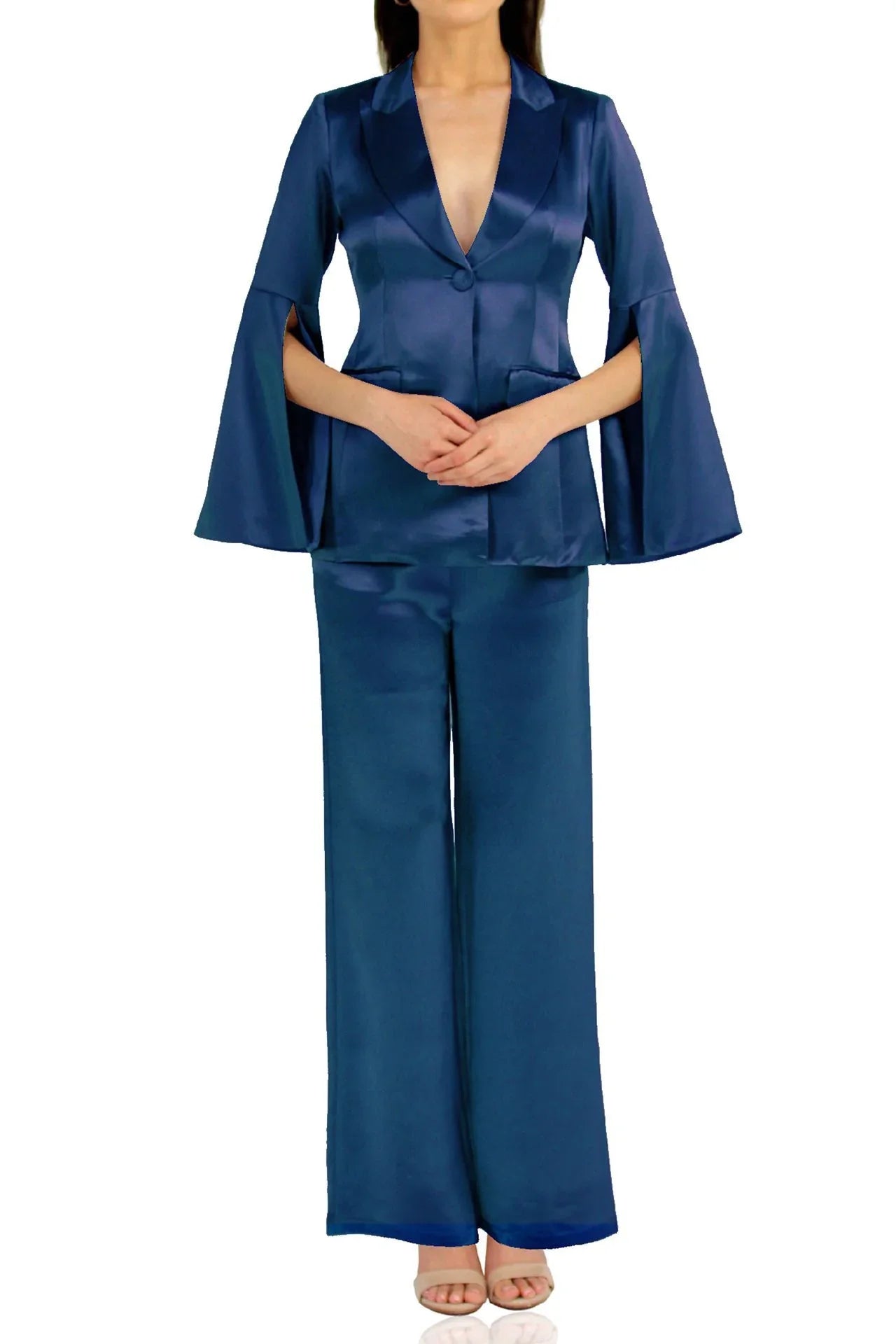 Designer Blazer In Blue