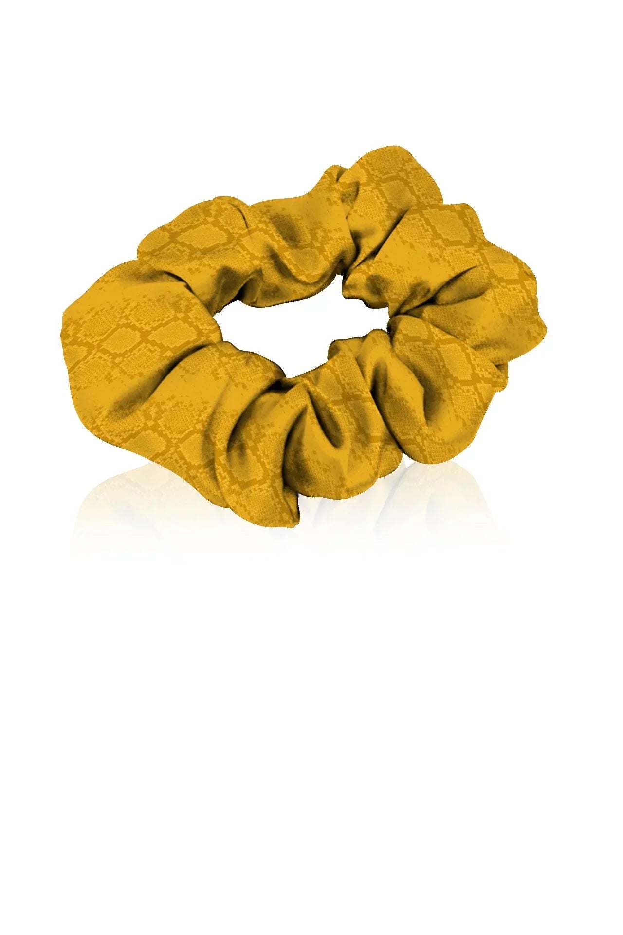 Designer  Scrunchie Made With Cupro Vegan Silk