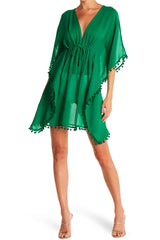Dark Green Bathing Suit Cover Up