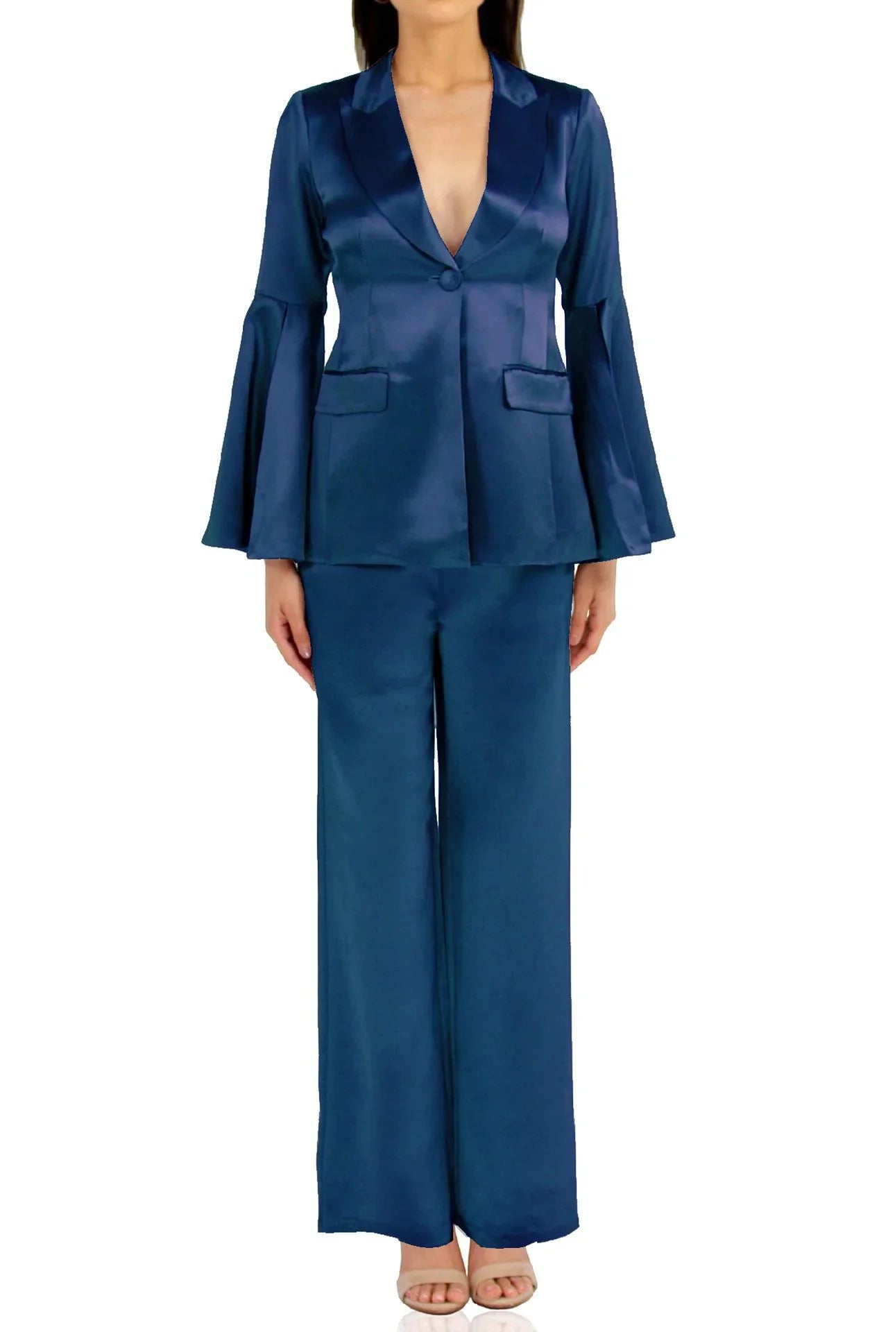 Designer Blazer In Blue