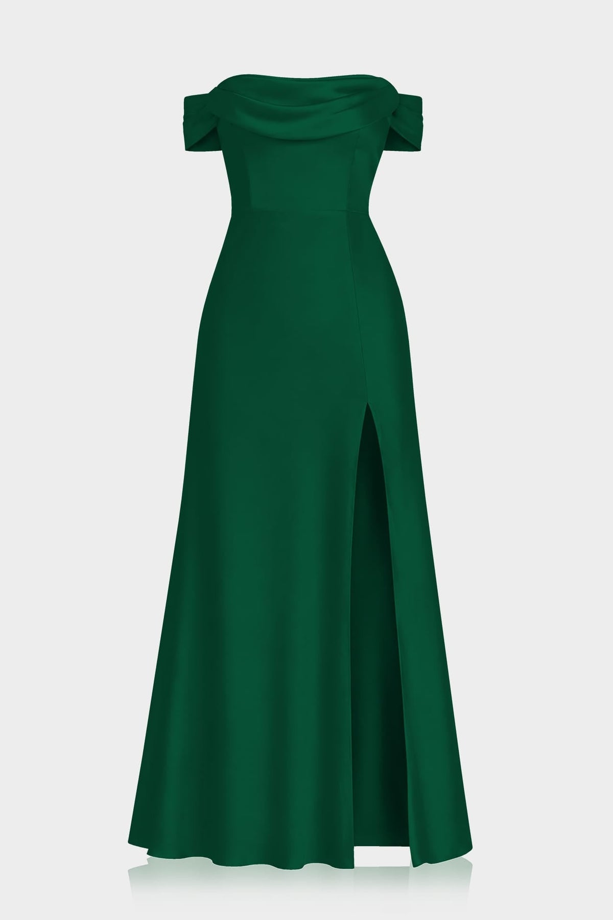 Designer Dark Green Multiway Satin Bridesmaid Dress – 3 Way Wear Formal Maxi