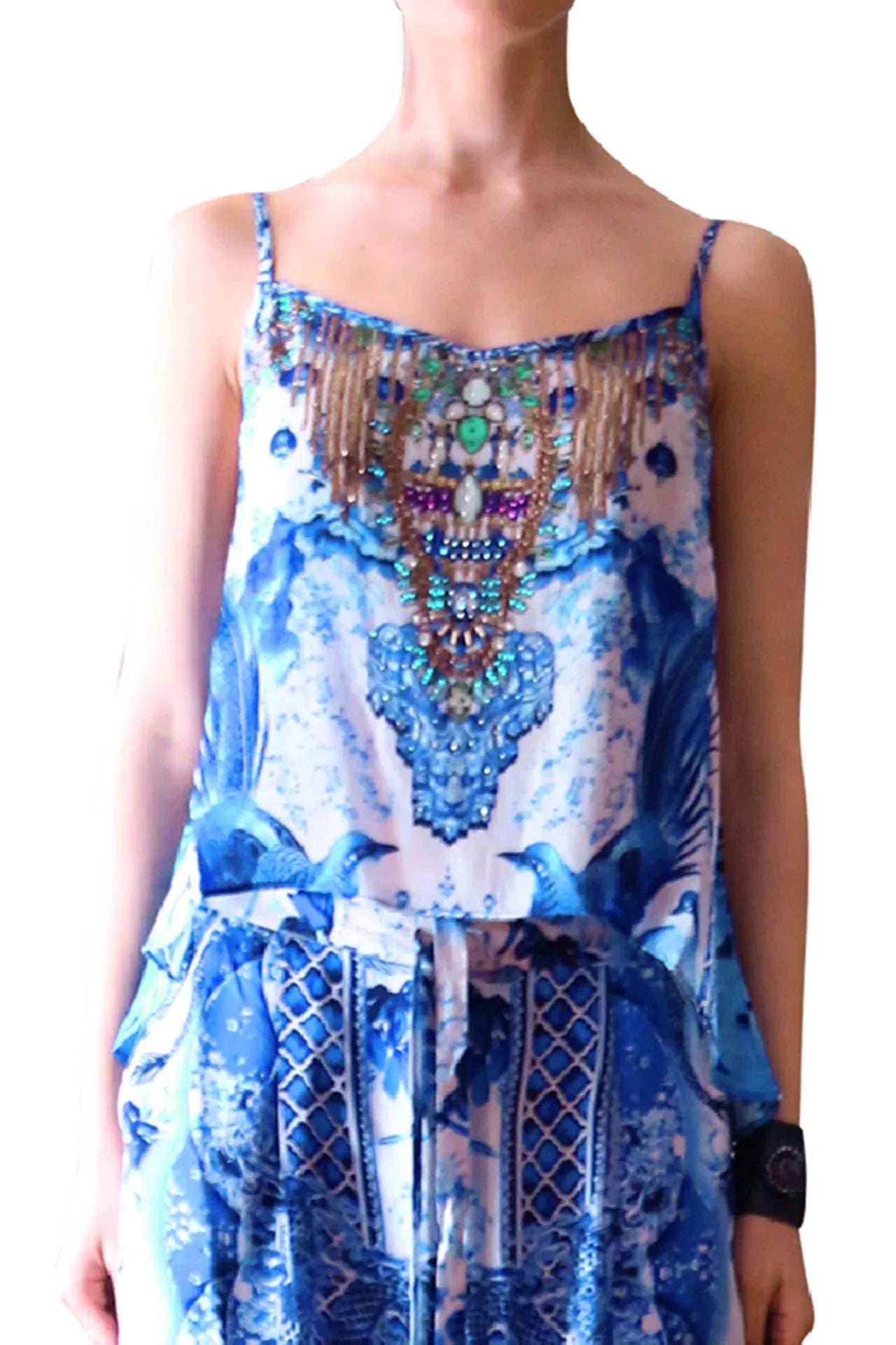 China Azure Cami pajama Top