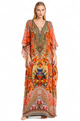Convertible Maxi Caftan Dress
