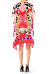 Coral Short Kaftan