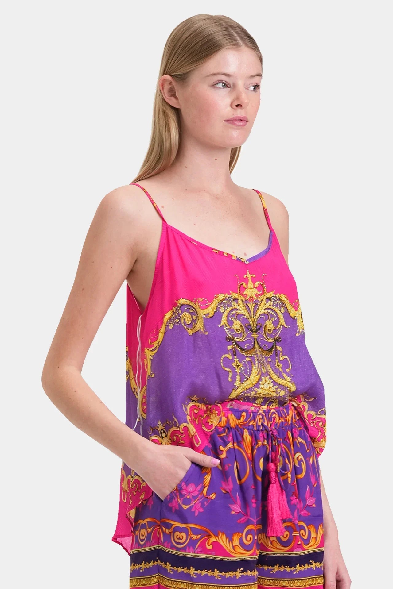 Cami Hi Low Top