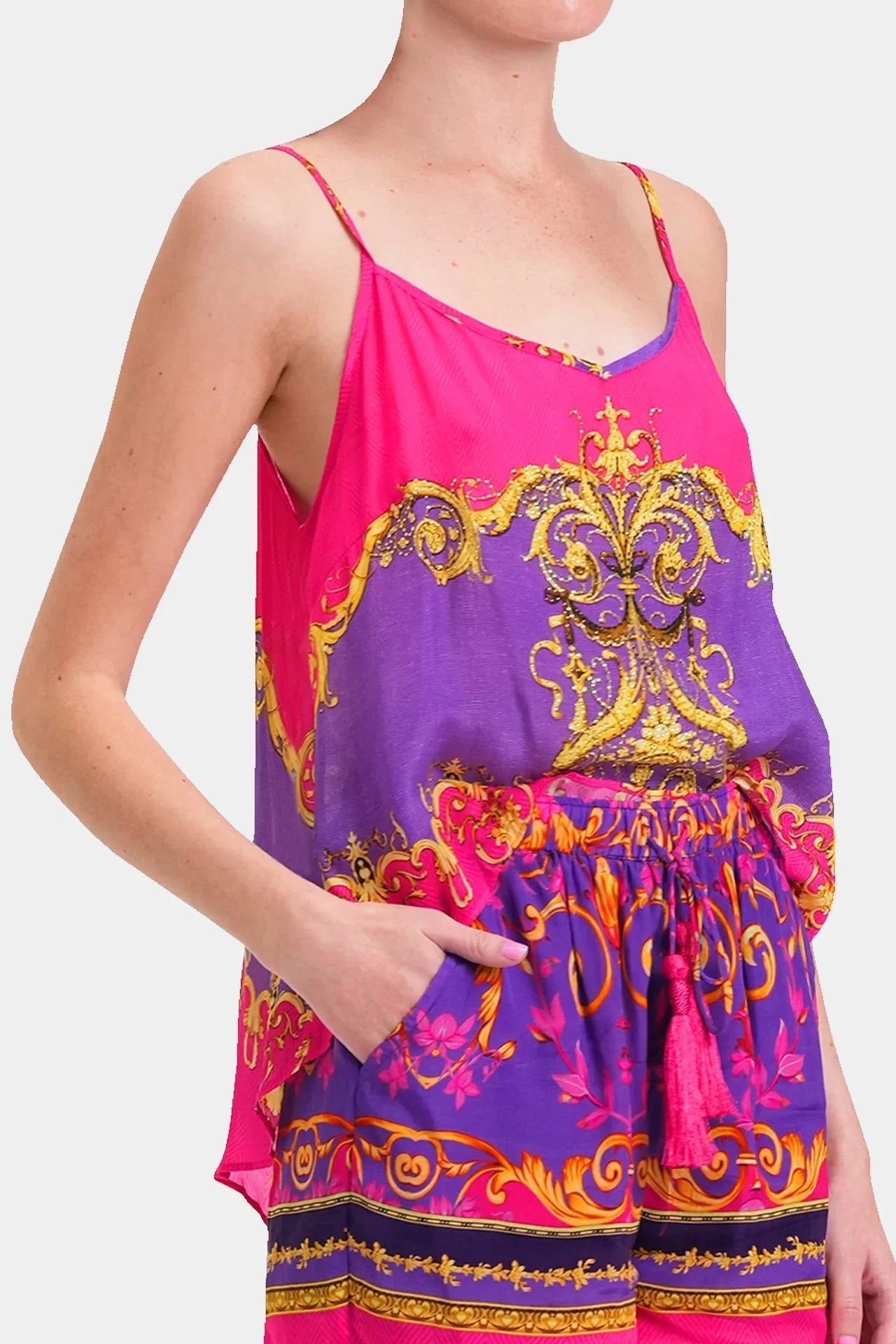 Cami Hi Low Top