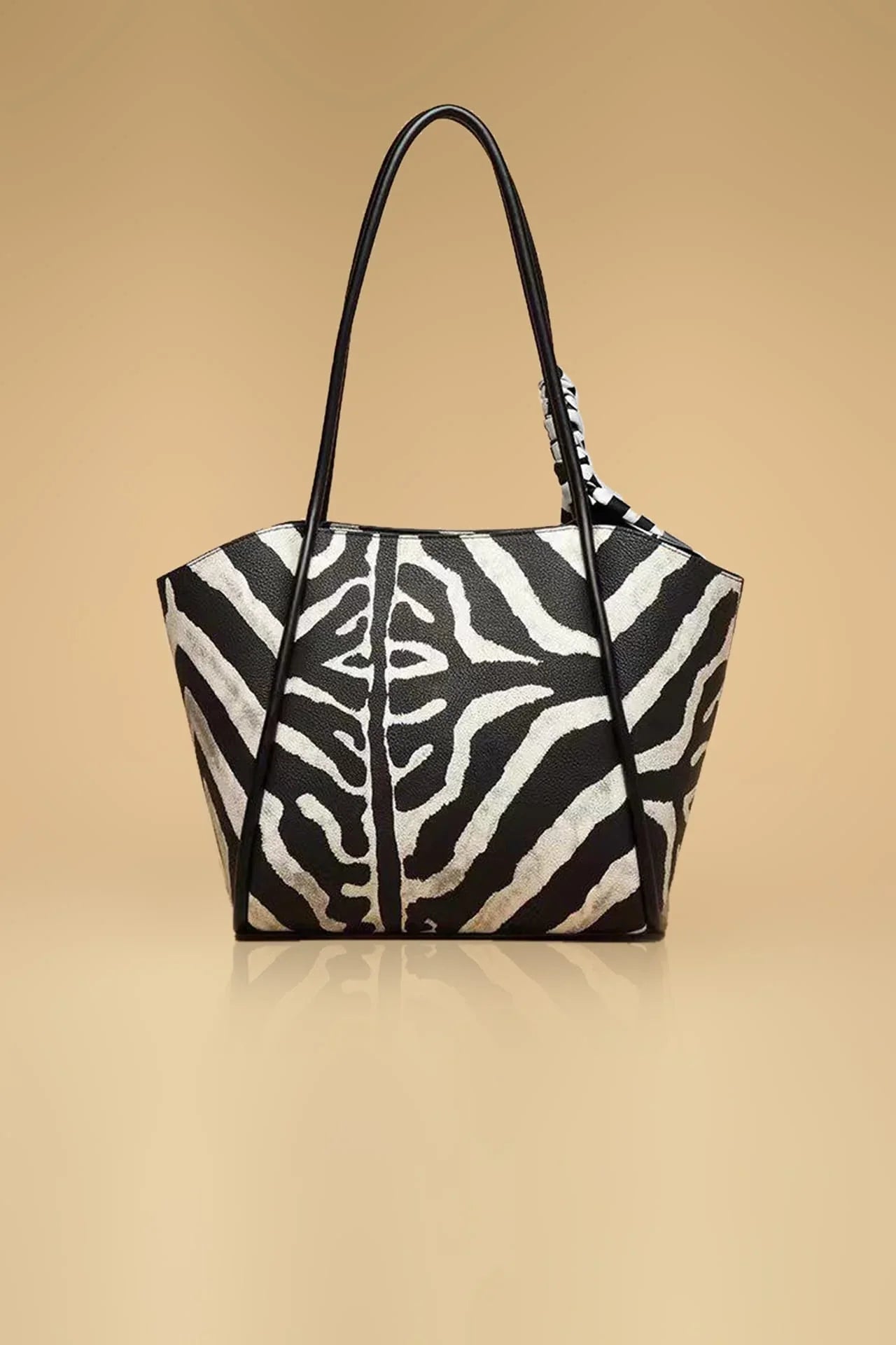 Classic Zebra Printed Handbag