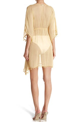 Classy Beige Beach Cover Up