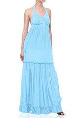 Classic Halter Neckline Dress