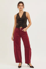 Corduroy Sleeveless Vest for Women