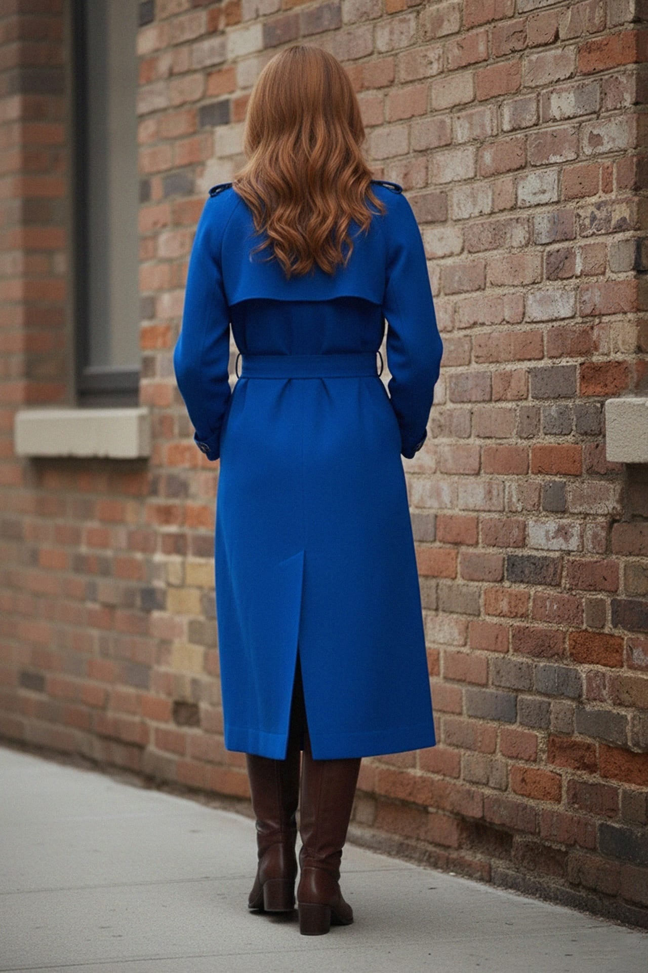 Classic Belted Longline Trench with Lapels