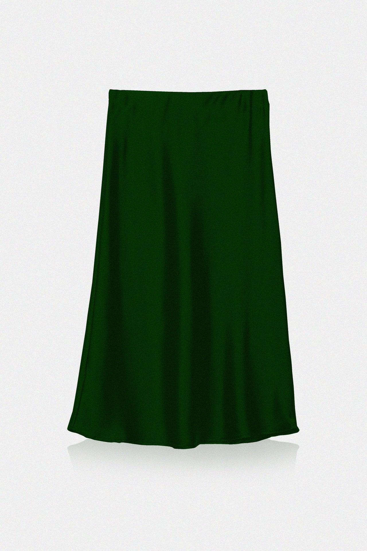 Designer Dark Green Skirts For Women