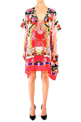 Coral Short Kaftan