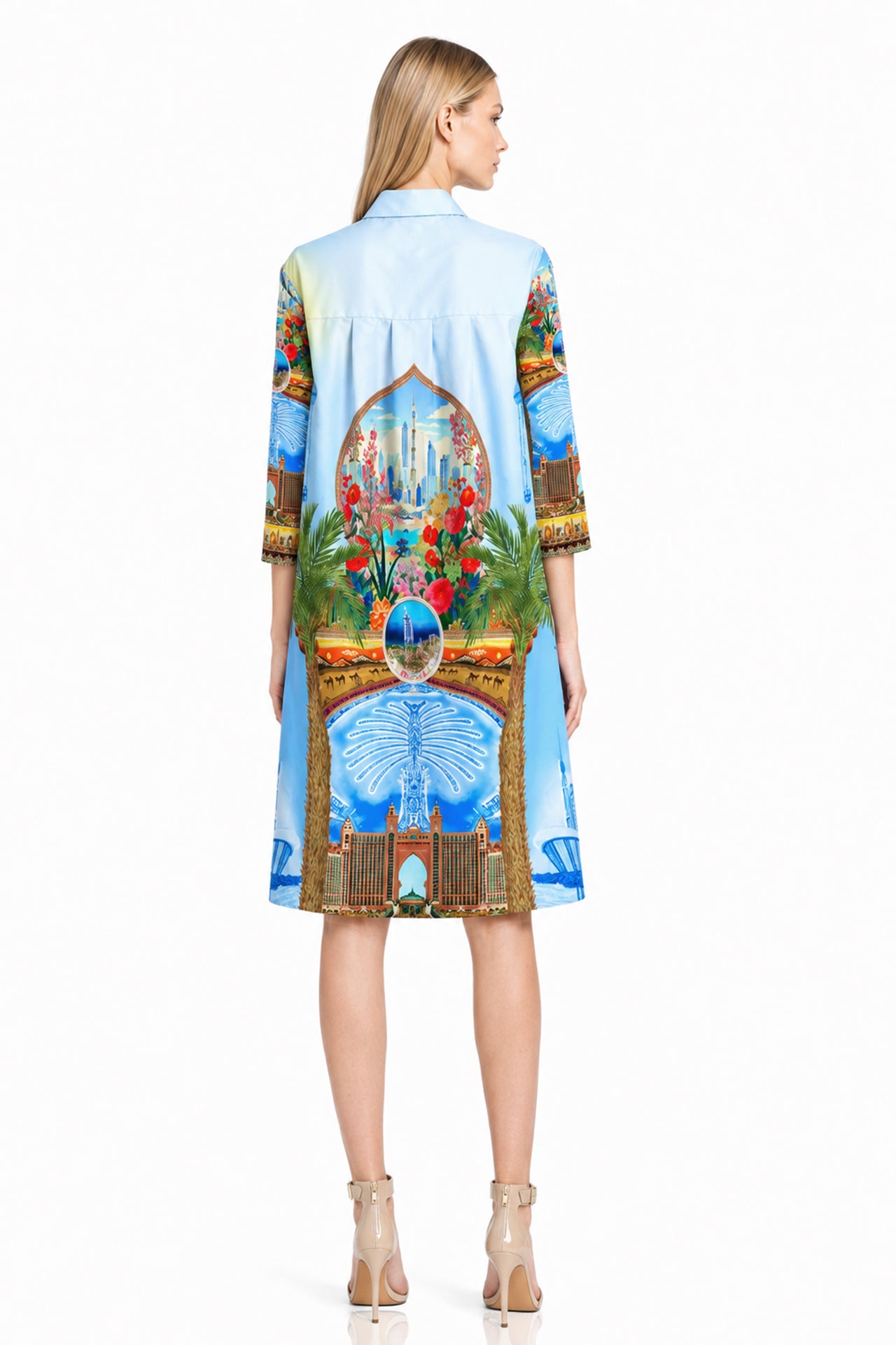 Blue Midi Dress for Women