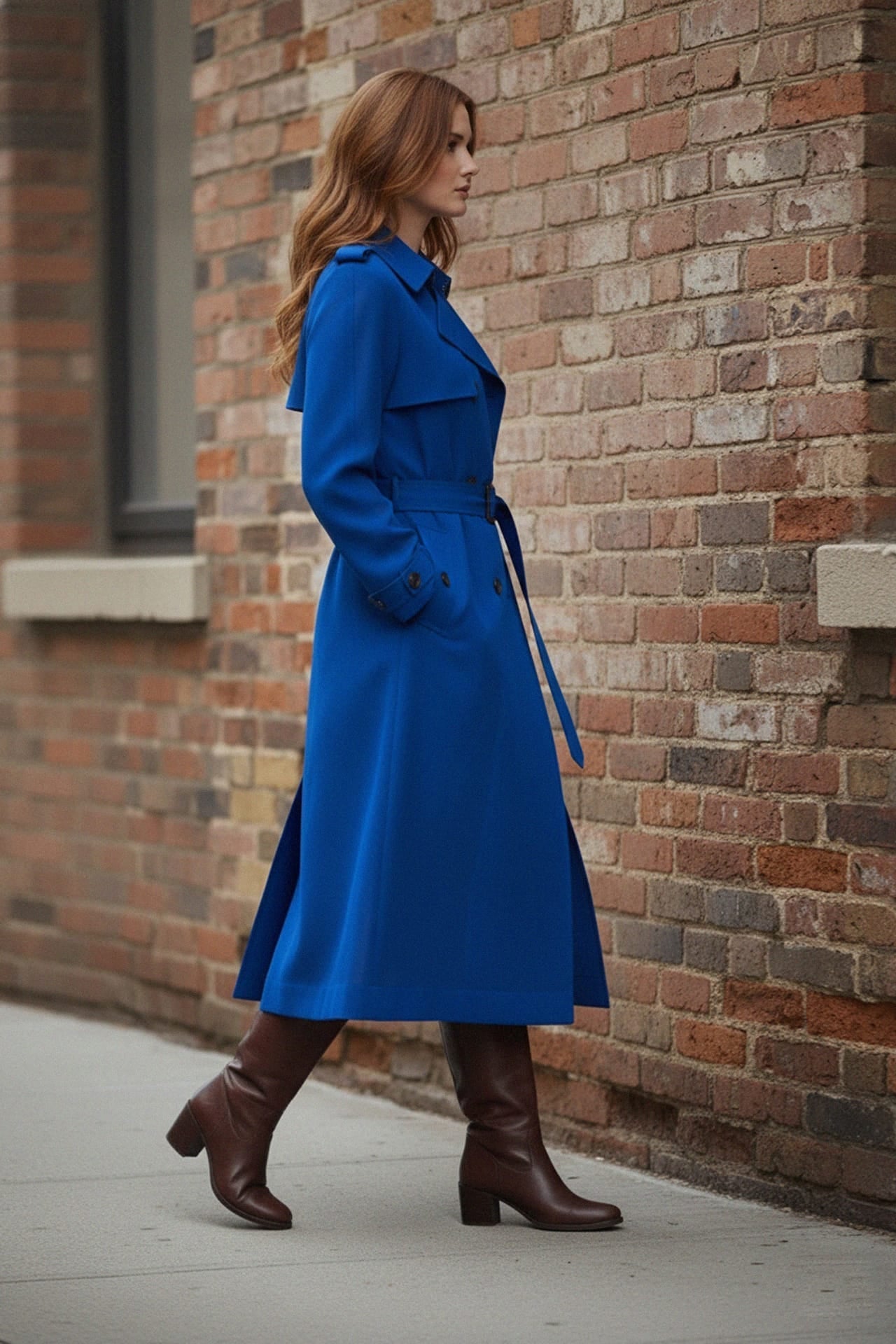 Classic Belted Longline Trench with Lapels