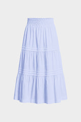Premium Cotton Tiered Maxi Skirt – Resort Wear Maxi Skirt