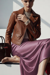 Designer Bias Cut Midi Skirt