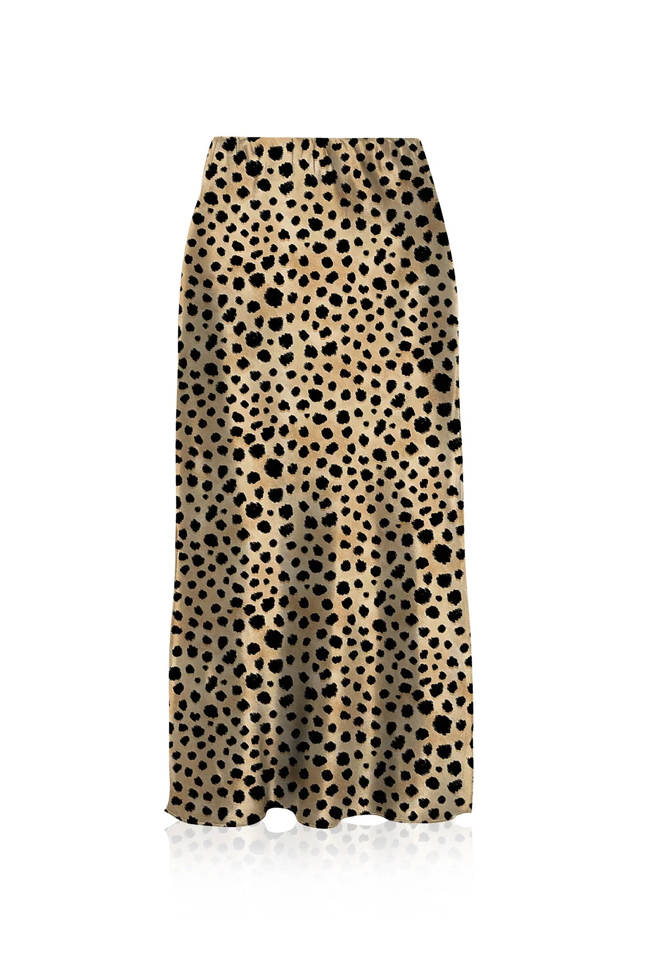 Animal Print  Creme Souffle Midi Pencil Skirt