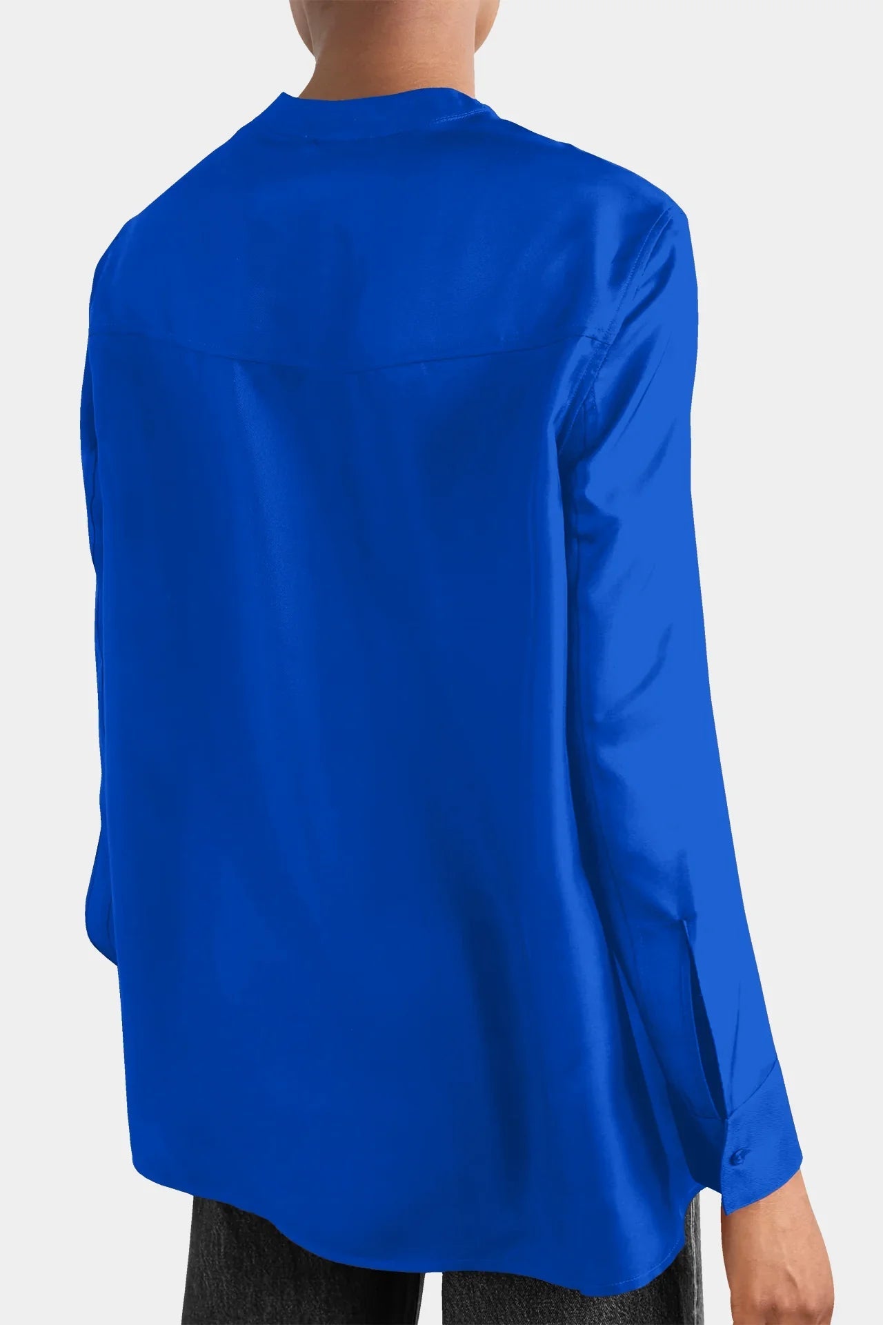 Designer Blue Tunic Style Tops