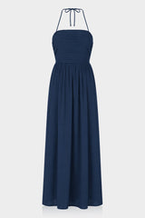 Blue Fancy Maxi Dresses