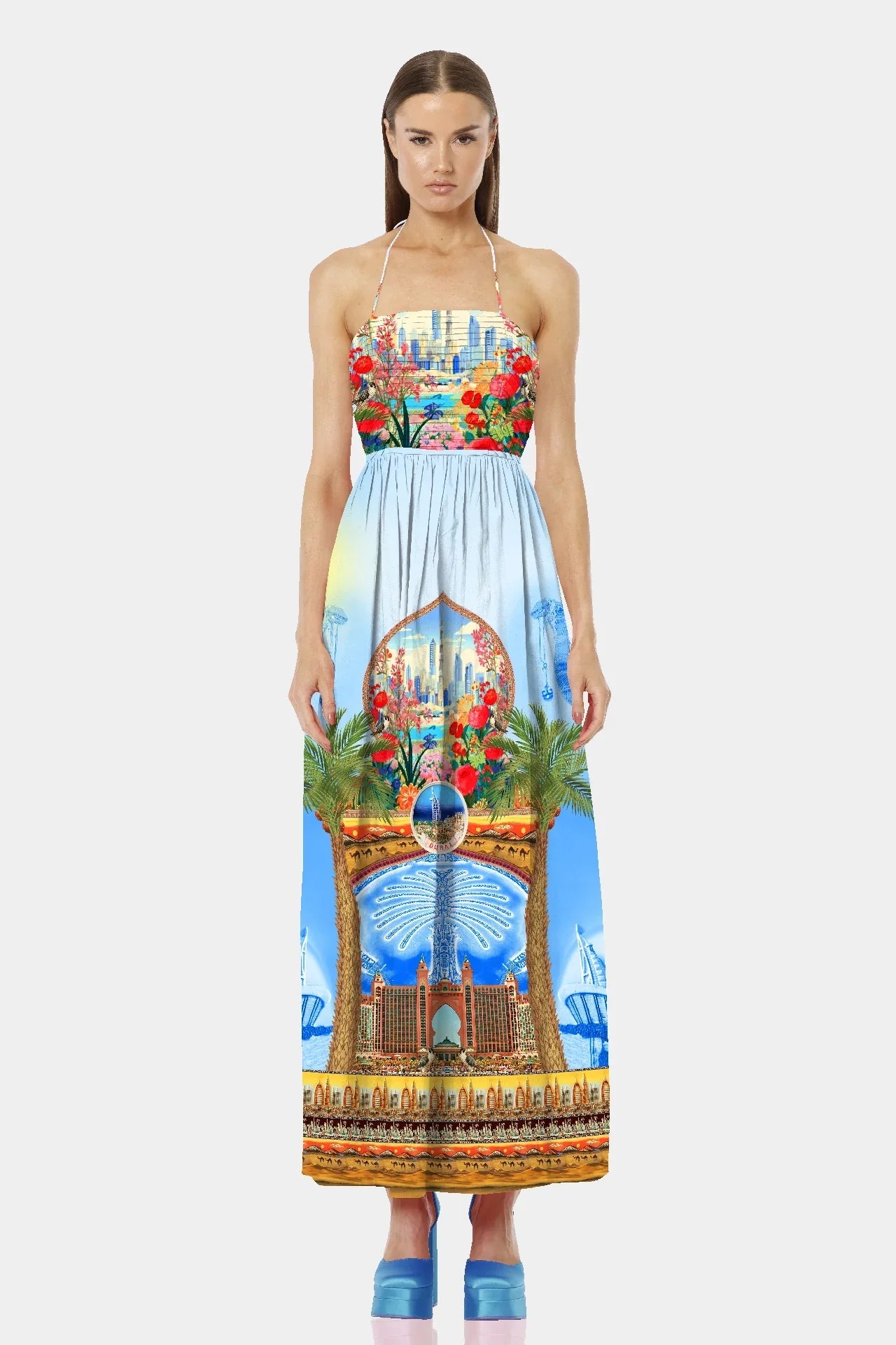 Blue Maxi Dress for Women