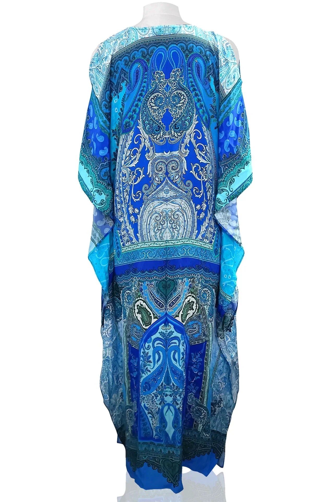 Designer Blue Kaftan Dress