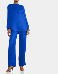 Designer Blue Tunic Style Tops