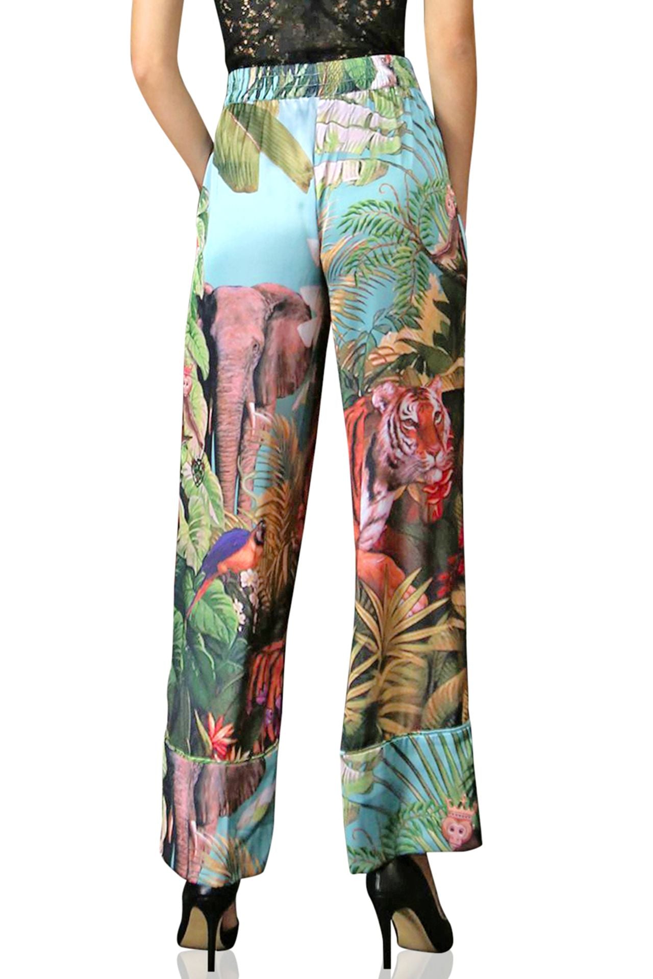 Dark Forest Print Pants