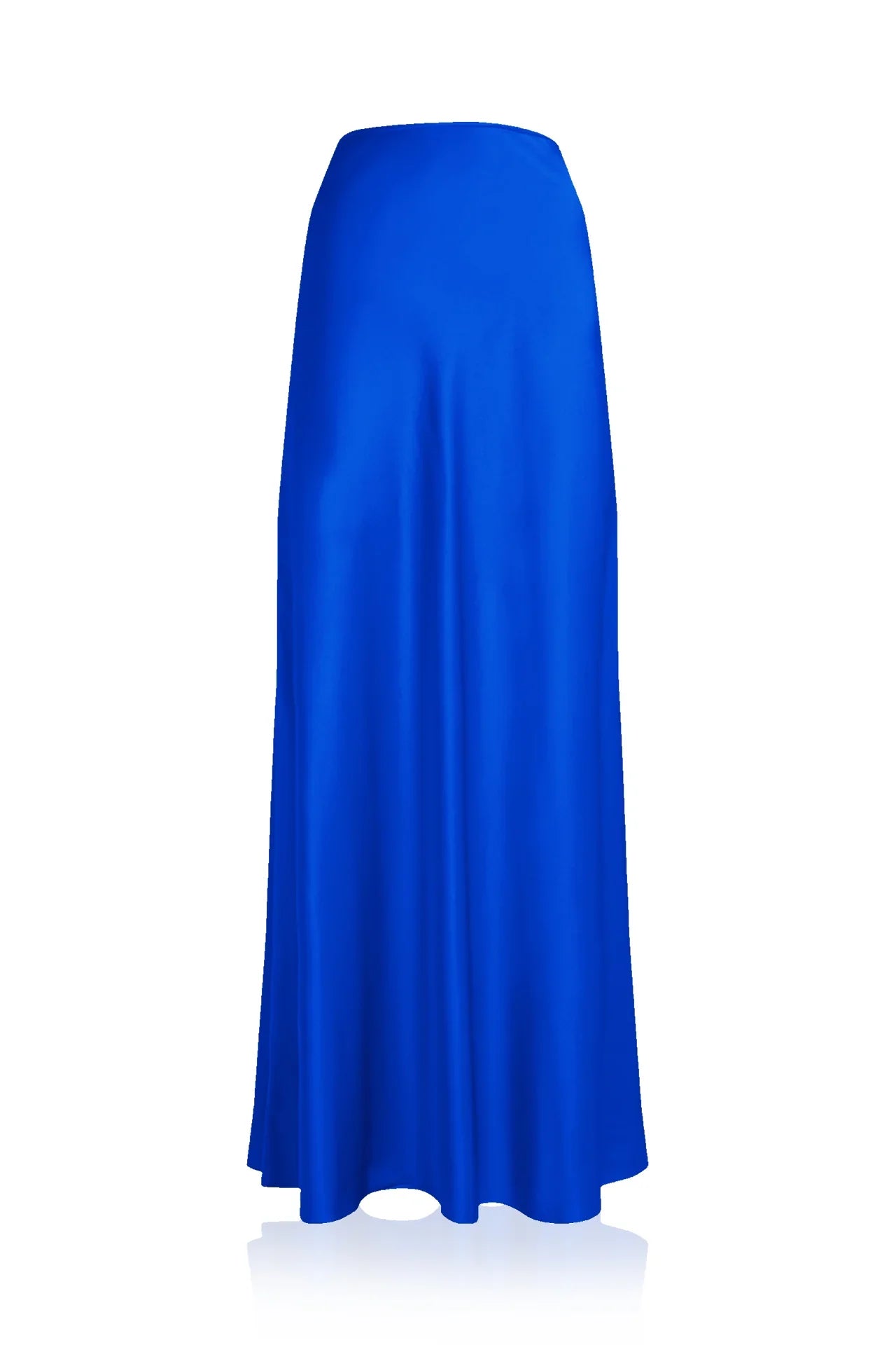 Designer Blue Long Maxi Skirt