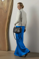 Designer Blue Long Maxi Skirt