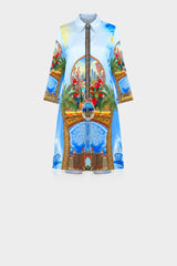 Blue Midi Dress for Women