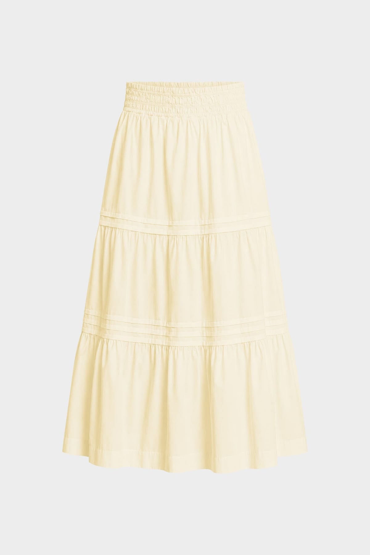 Champagne Everyday Cotton Maxi Skirt for Women – Casual Luxury Skirt
